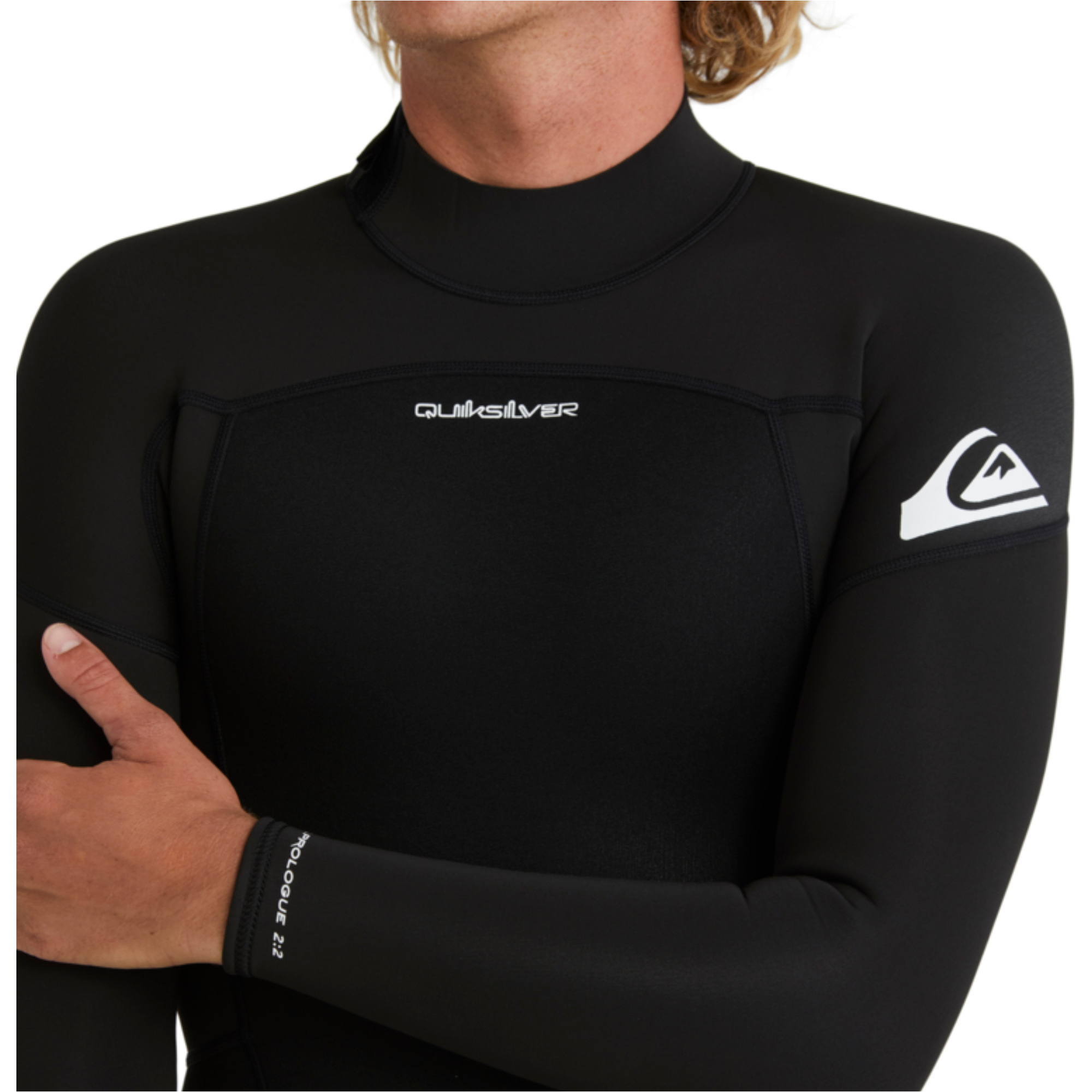 2026 Quiksilver Mens Prologue 2/2mm Long Sleeve Back Zip Wetsuit EQYW403024 - Black